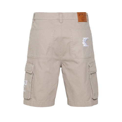 Karl Kani Ανδρική βερμούδα Retro Washed Herringbone Cargo Shorts